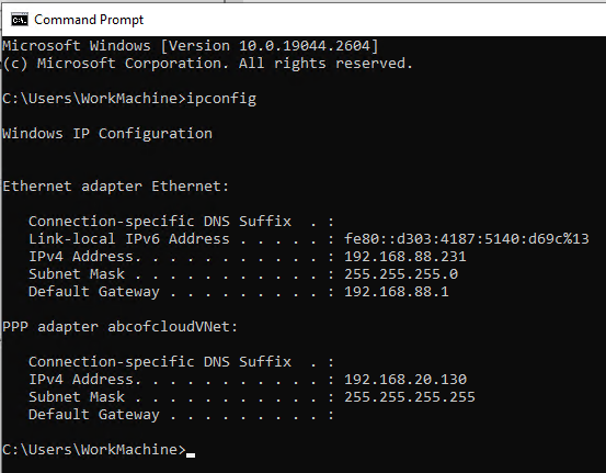 point-to-site vpn